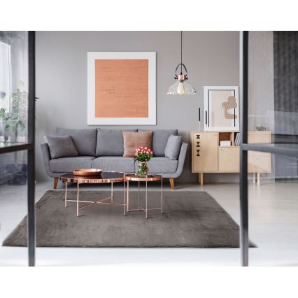 Tæppe RABBIT-ROSA NEW 80x150 cm 2000g/m2 brun