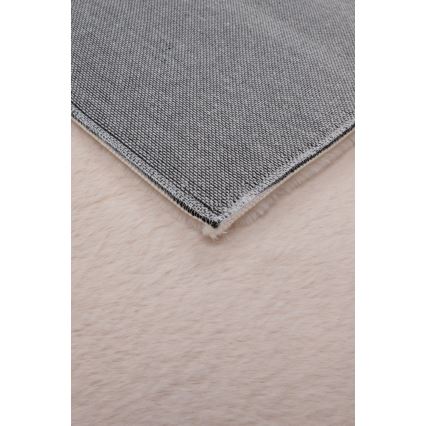 Tæppe RABBIT-ROSA NEW 80x150 cm 2000g/m2 cremefarvet