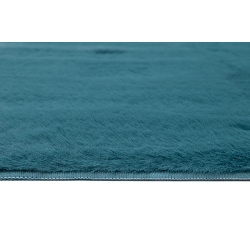 Tæppe RABBIT-ROSA NEW 80x150 cm 2000g/m2 turkis