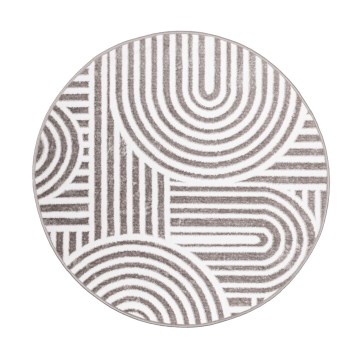 Tæppe SALAMANCA 100 cm grå/hvid