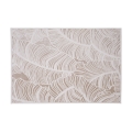 Tæppe SALAMANCA 160x230 cm beige/hvid/bladmønster