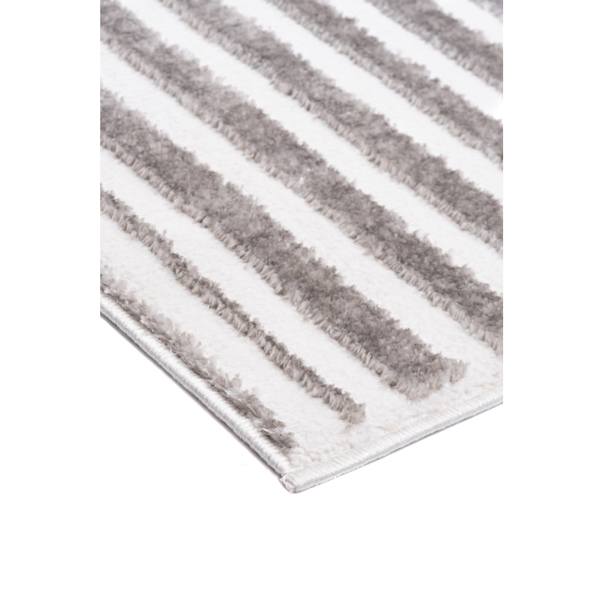 Tæppe SALAMANCA 160x230 cm grå/hvid