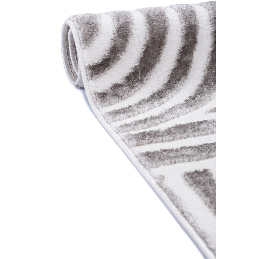 Tæppe SALAMANCA 160x230 cm grå/hvid