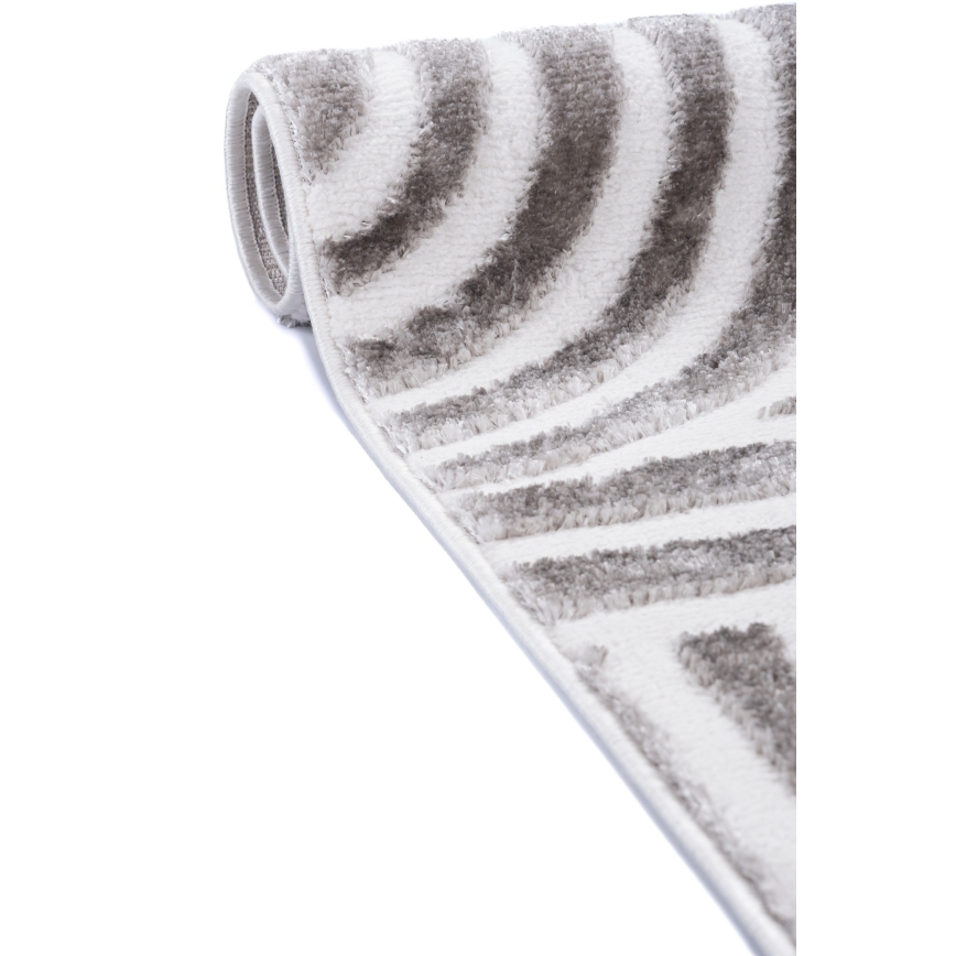 Tæppe SALAMANCA 67x120 cm grå/hvid