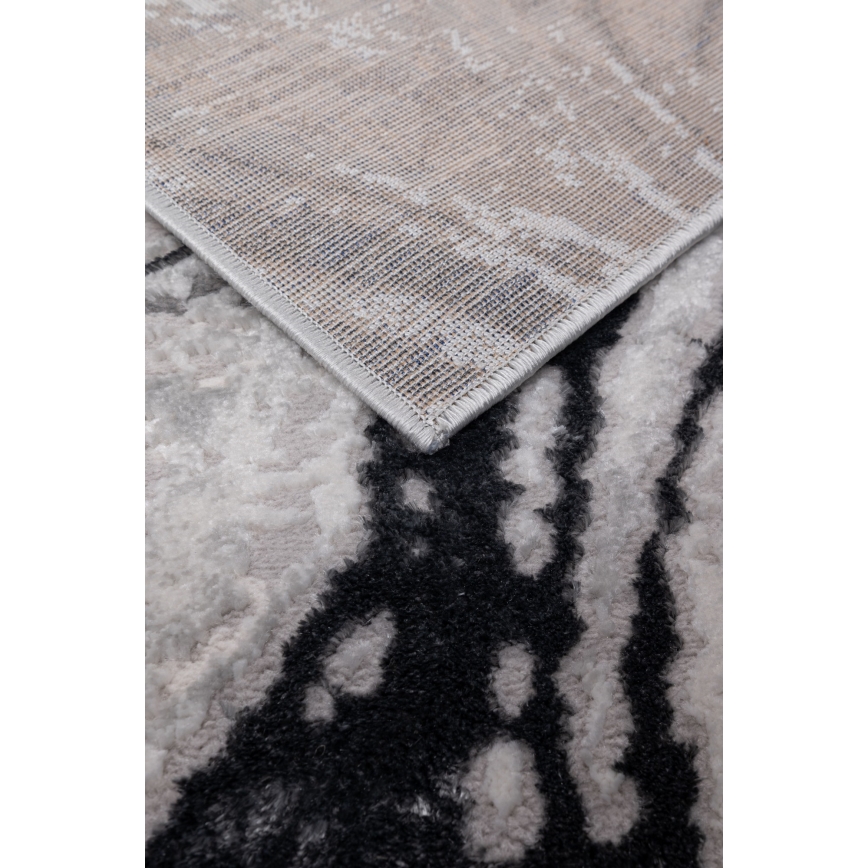 Tæppe STONE 120x160 cm grå/antracit