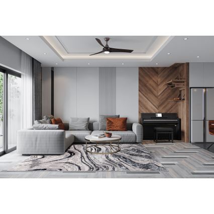 Tæppe STONE 80x140 cm grå/antracit