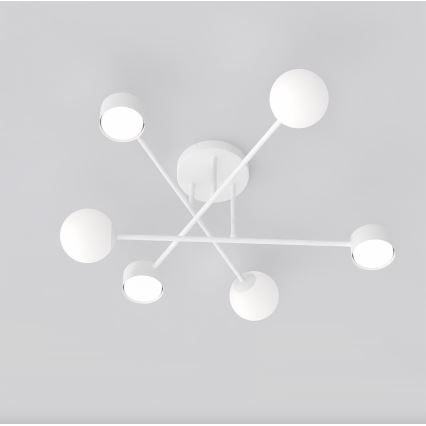 Tætmonteret loftlampe HOLON 3xG9/8W/230V + 3xGX53/12W hvid