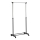 Tøjstativ metal 170x88 cm sort/skinnende krom