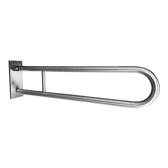 U-formet greb 10,3x25,3 cm rustfrit stål/sølvfarvet