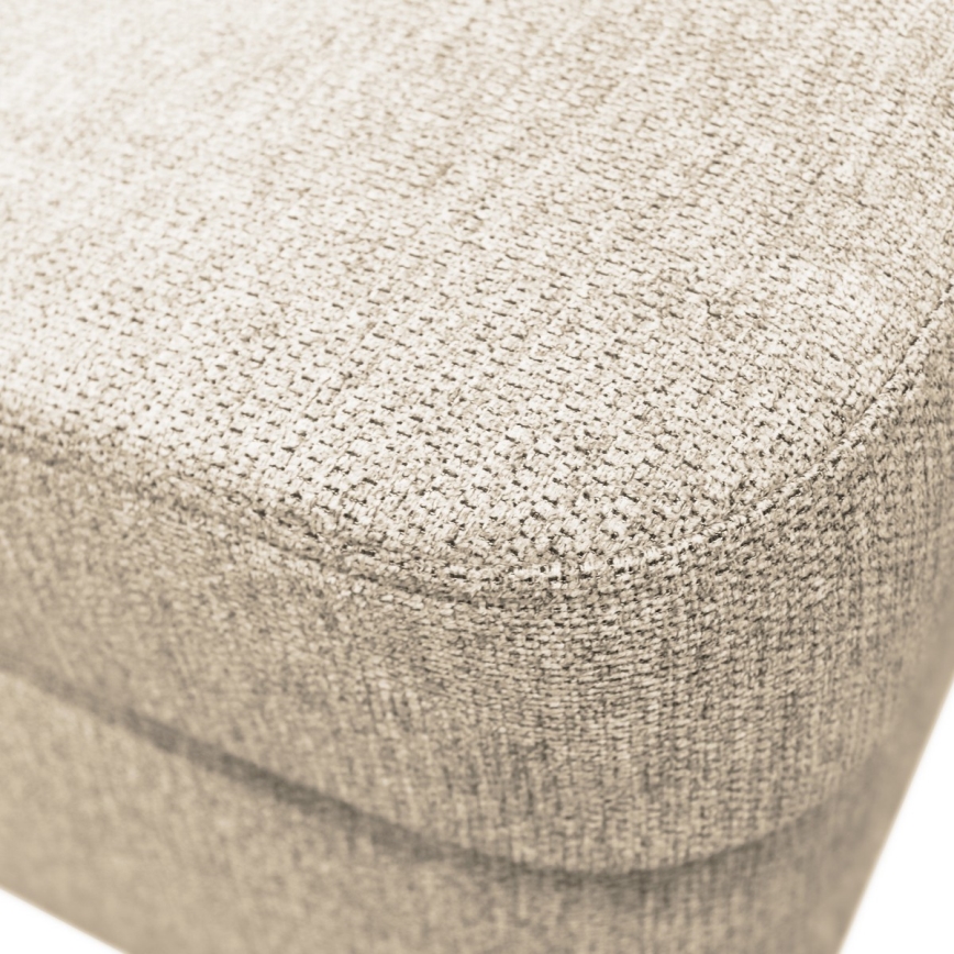 U-formet loungemøbel foldbart og polstret SERPA højre beige