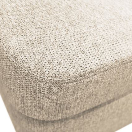 U-formet loungemøbel foldbart og polstret SERPA venstre beige