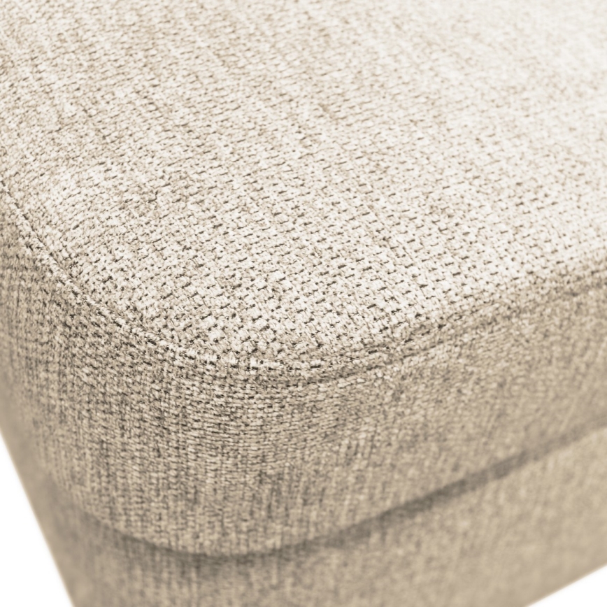 U-formet loungemøbel foldbart og polstret SERPA venstre beige