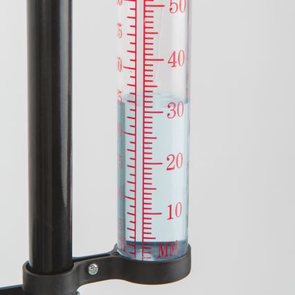 Udendørs 3-i-1 vejrstation, 145 cm, sort