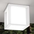 Udendørs armatur HENRY 1xE27/15W/230V 16x16 cm IP44 hvid