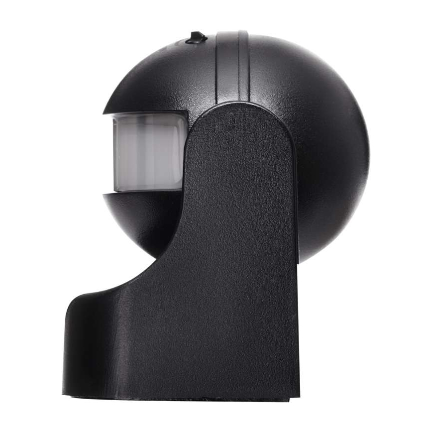 Udendørs bevægelsessensor PIR B 180° 1200W/230V IP44 sort