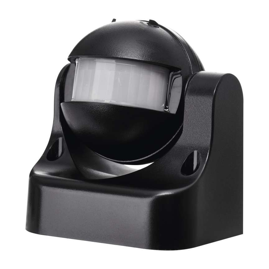 Udendørs bevægelsessensor PIR B 180° 1200W/230V IP44 sort