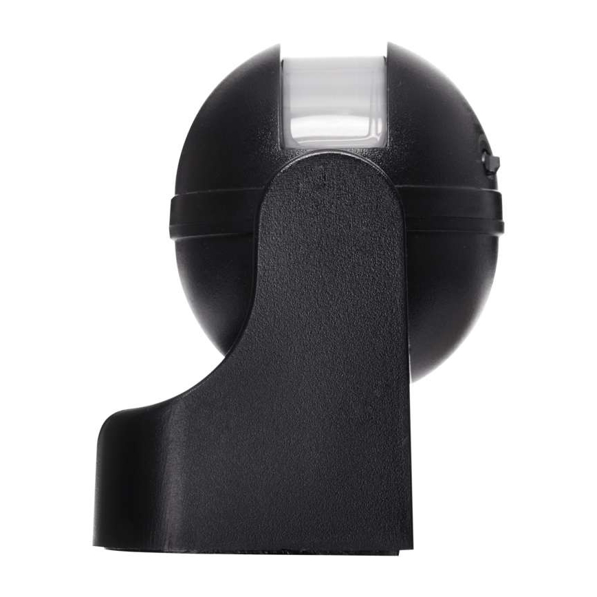 Udendørs bevægelsessensor PIR B 180° 1200W/230V IP44 sort