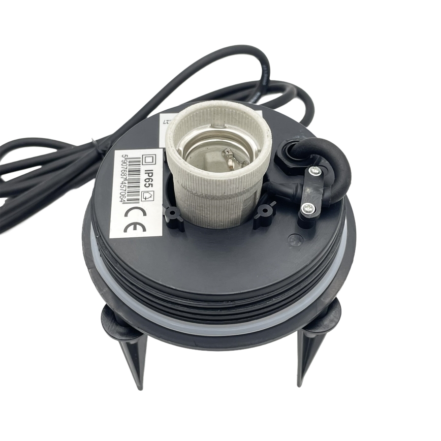 Udendørs dekorationsarmatur LUMISTONE 1xE27/15W/230V IP65 Ø 28 cm