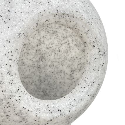 Udendørs dekorationsarmatur LUMISTONE 1xE27/15W/230V IP65 Ø 28 cm