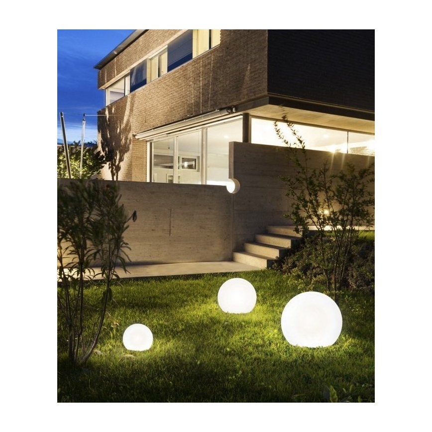 Udendørs dekorationslampe GARDEN BALL 1xE27/40W/230V IP65 diam. 25 cm