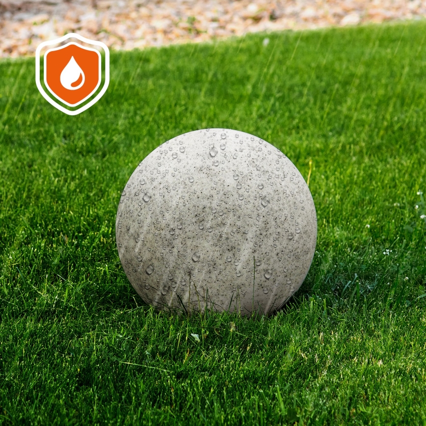 Udendørs dekorationslampe GARDEN BALL 1xE27/40W/230V IP65 diam. 25 cm
