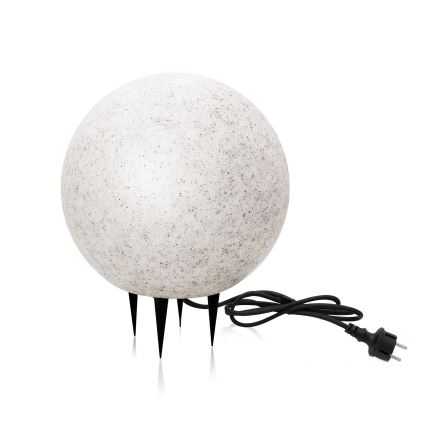 Udendørs dekorationslampe GARDEN BALL 1xE27/40W/230V IP65 diam. 25 cm