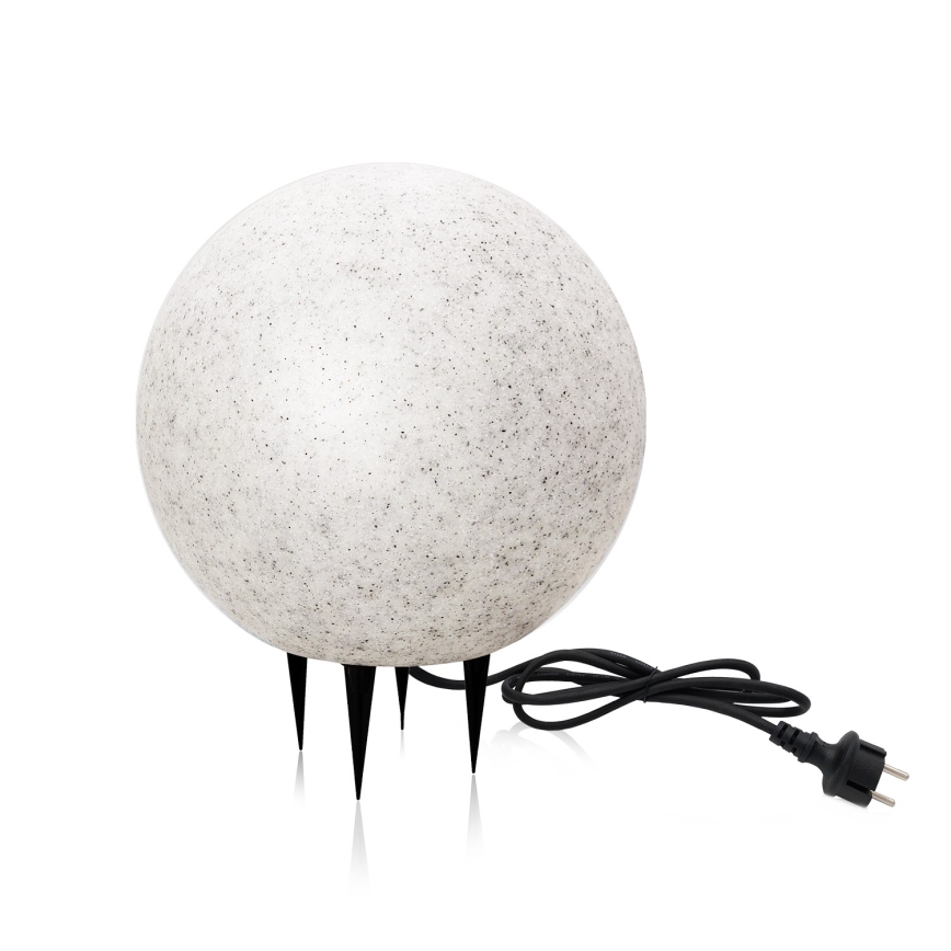 Udendørs dekorationslampe GARDEN BALL 1xE27/40W/230V IP65 diam. 25 cm