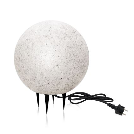 Udendørs dekorationslampe GARDEN BALL 1xE27/40W/230V IP65 diam. 28 cm