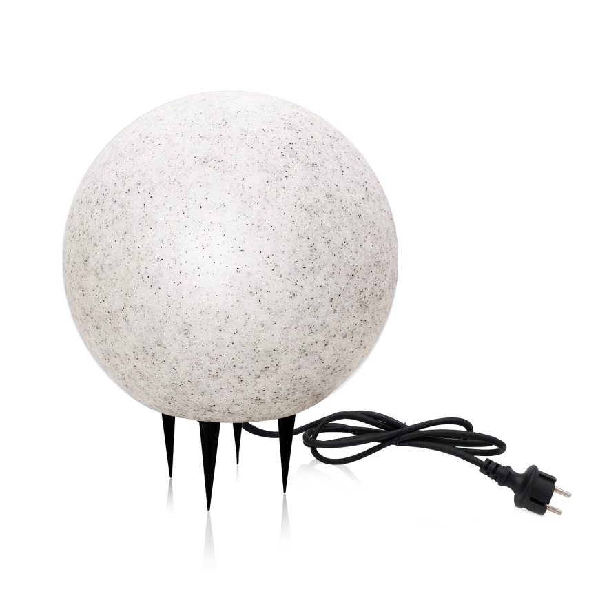 Udendørs dekorationslampe GARDEN BALL 1xE27/40W/230V IP65 diam. 28 cm