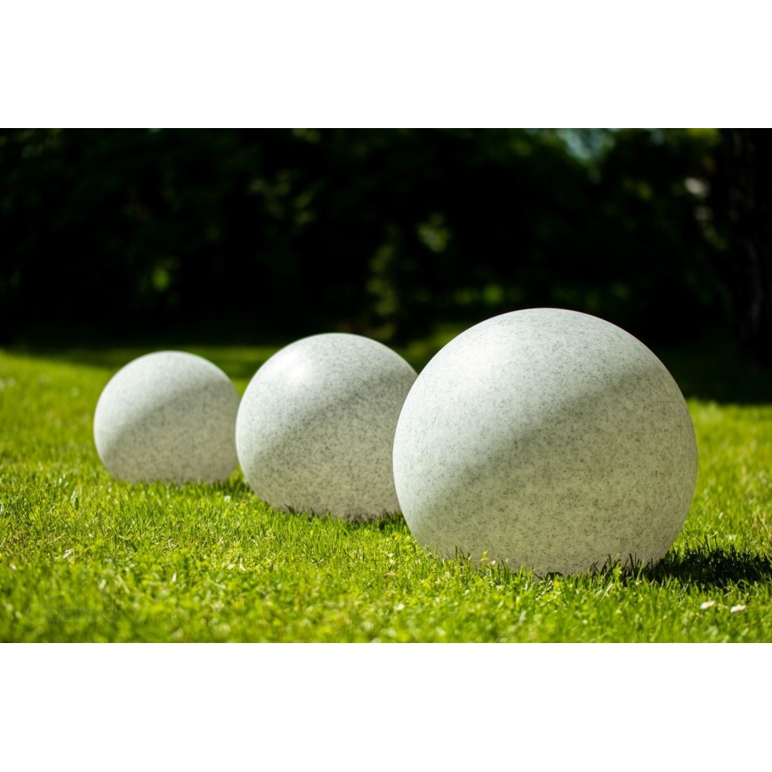 Udendørs dekorationslampe GARDEN BALL 1xE27/40W/230V IP65 diam. 38 cm