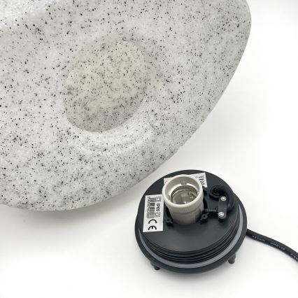 Udendørs dekorationslampe LUMISTONE 1xE27/15W/230V IP65 Ø 38 cm