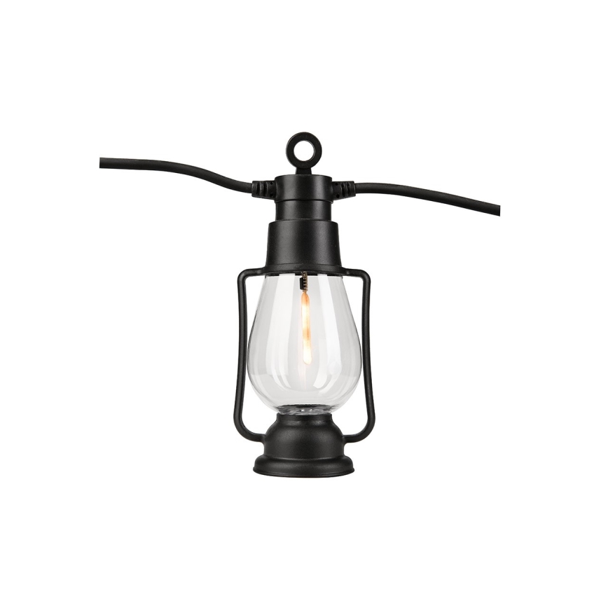 Udendørs dekorativ lyskæde GIRLANDA 20xLED 20m IP44 varm hvid