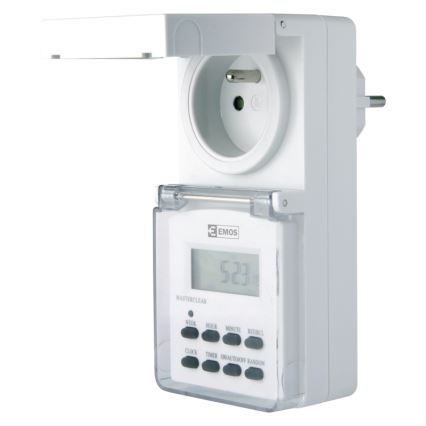 Udendørs digital timer 230V/16A IP44