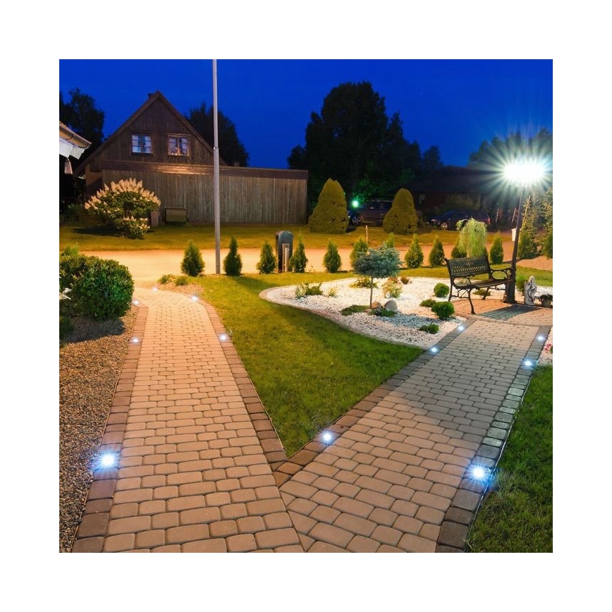 Udendørs indkørselslampe 1xGU10/35W/230V IP67