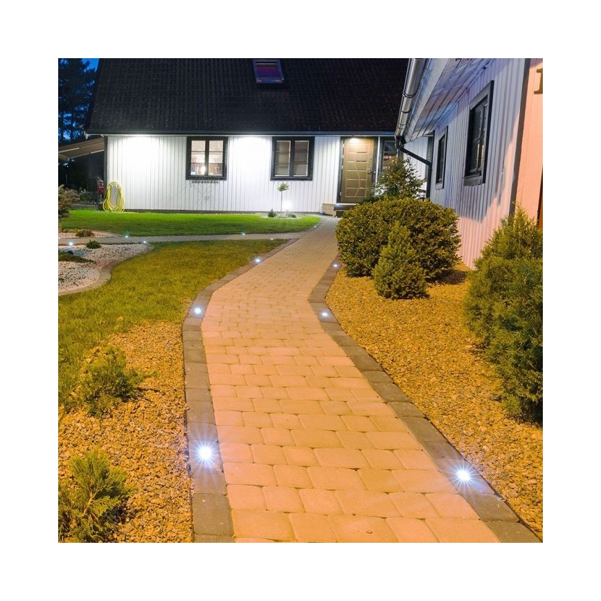 Udendørs indkørselslampe 1xGU10/35W/230V IP67