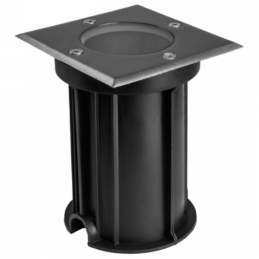 Udendørs indkørselslampe LUKKA CONNECT 1xGU10/4W/230V IP67 mat krom kantet