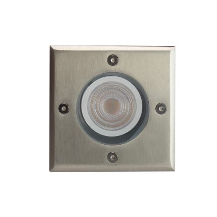 Udendørs indkørselslampe LUKKA CONNECT 1xGU10/4W/230V IP67 mat krom kantet