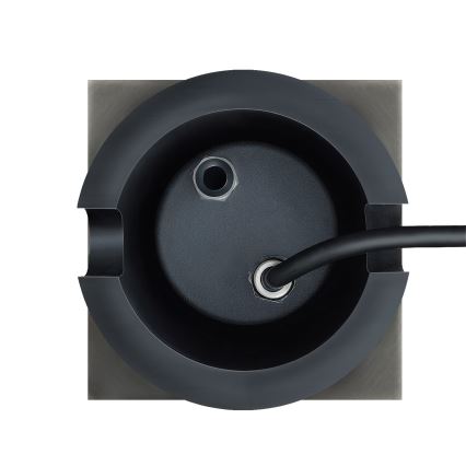 Udendørs indkørselslampe LUKKA CONNECT 1xGU10/4W/230V IP67 mat krom kantet