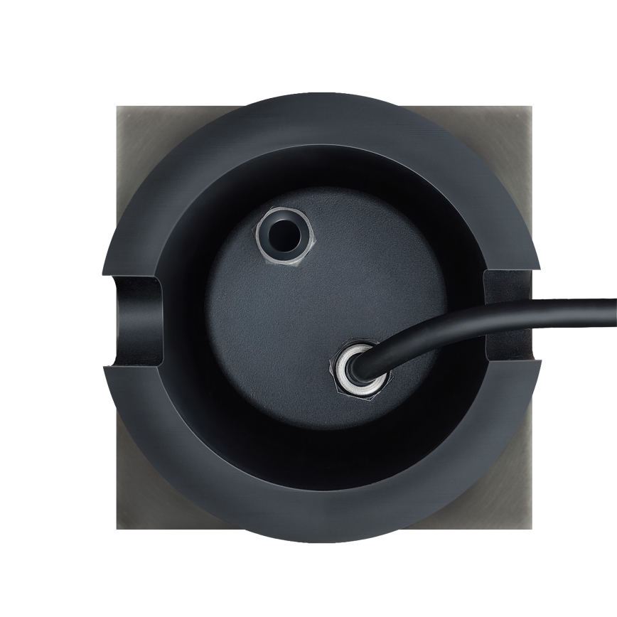Udendørs indkørselslampe LUKKA CONNECT 1xGU10/4W/230V IP67 mat krom kantet