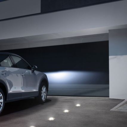 Udendørs indkørselslampe LUKKA CONNECT 1xGU10/4W/230V IP67 mat krom rund