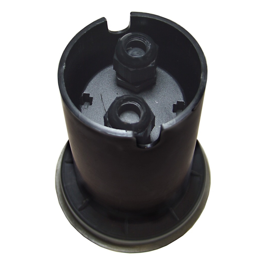Udendørs indkørselslys 1xGU10/35W/230V IP67 mat krom