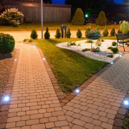 Udendørs indkørselslys COMETA 1xGU10/50W/230V IP65