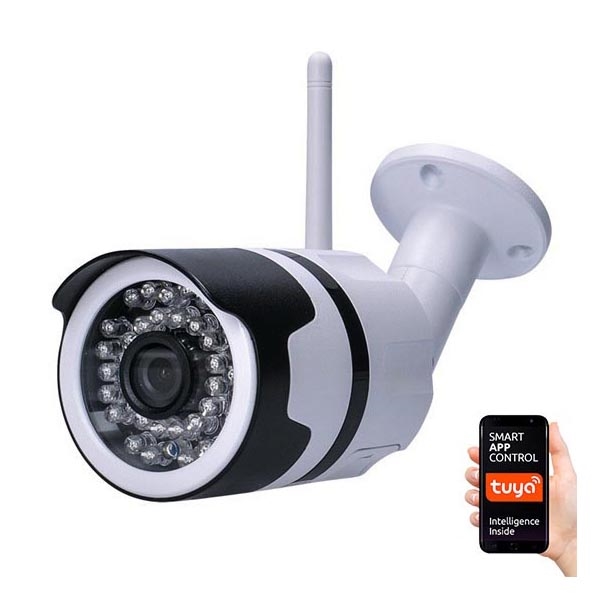 Udendørs IP-kamera med sensor 12V/FULL HD IP65 Wi-Fi Tuya