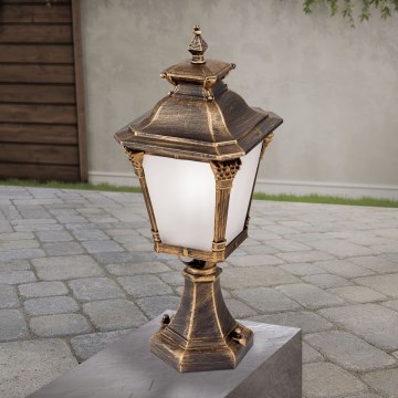 Udendørs lampe AIKO 1xE27/60W/230V 59 cm IP23 bronze/patina