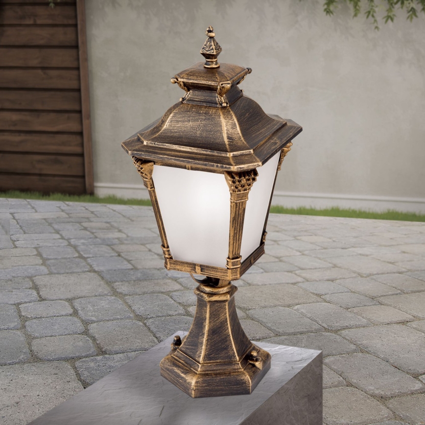 Udendørs lampe AIKO 1xE27/60W/230V 59 cm IP23 bronze/patina