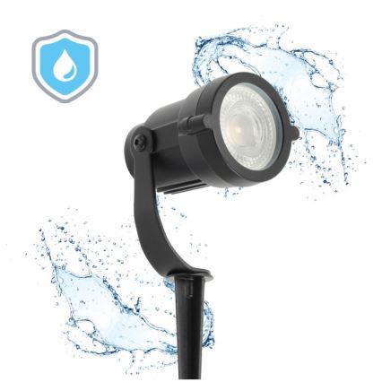 Udendørs lampe BLAKE UNO 1xGU10/35W/230V IP65 sort