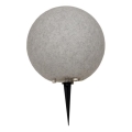 Udendørs lampe KULA 1xE27/60W/230V Ø 30 cm IP44 grå