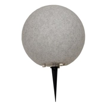 Udendørs lampe KULA 1xE27/60W/230V Ø 30 cm IP44 grå