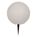 Udendørs lampe KULA 1xE27/60W/230V Ø 35 cm IP44 hvid