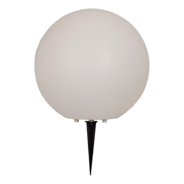 Udendørs lampe KULA 1xE27/60W/230V Ø 35 cm IP44 hvid